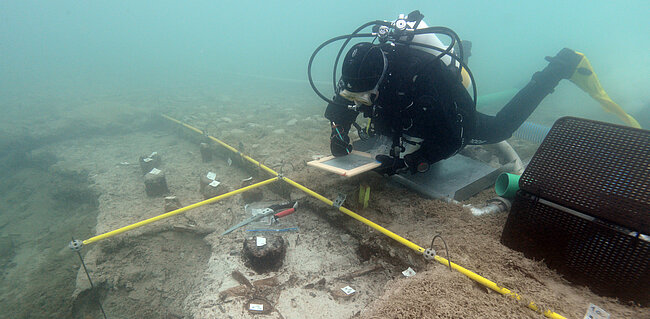 Unterwasserarchäologische Ausgrabungen