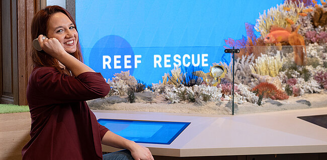 Reef Rescue Projektleiterin Angelina Ivkić (c) NHM Wien, Chloé Potter