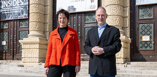 Direktorin Dr. Katrin Vohland, kaufmännischer Geschäftsführer Mag. Markus Roboch, (c) Wilhem Bauer, NHM Wien